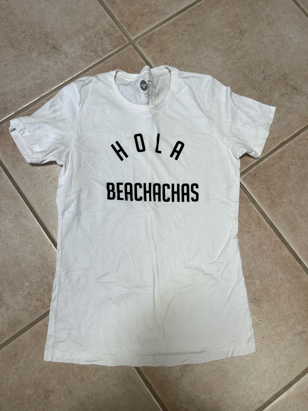 Roxy Hola Beachachas White Graphic Tee